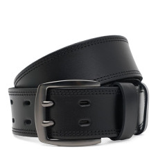 Чоловічий шкіряний ремінь Borsa Leather 125v1fx114-black