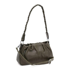 Женская кожаная сумка Borsa Leather K15001gr-green