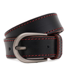Жіночий шкіряний ремінь Borsa Leather 100v1genw100-black