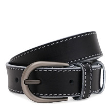 Жіночий шкіряний ремінь Borsa Leather 100v1genw101-black