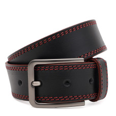 Мужской кожаный ремень Borsa Leather 115v1fx106-black