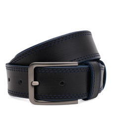 Чоловічий шкіряний ремінь Borsa Leather 115v1fx97-black