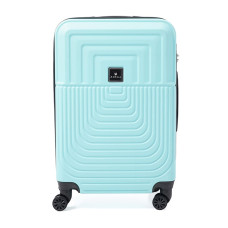 Чемодан средний 4 колеса Ricco Grande T1Marble20lightblue-L
