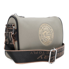 Женская кожаная сумка Borsa Leather K121031gr-gray