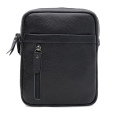 Чоловіча шкіряна сумка Borsa Leather K1266-2bl-black