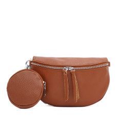 Жіноча шкіряна сумка Borsa Leather K15-5813gi-ginger