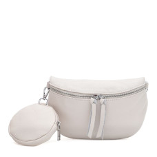 Жіноча шкіряна сумка Borsa Leather K15-5813w-white