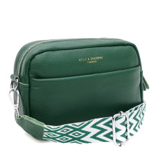Женская кожаная сумка Borsa Leather K15-5818gr-green