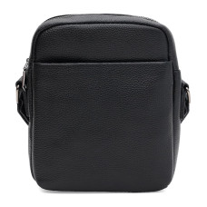 Мужская кожаная сумка Borsa Leather K166365bl-black