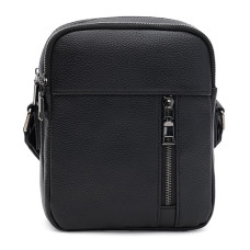 Мужская кожаная сумка Borsa Leather K166370bl-black