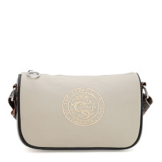 Женская кожаная сумка Borsa Leather K121031cr-beige