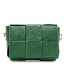Женская кожаная сумка Borsa Leather K12118z-green