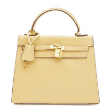 Женская кожаная сумка Borsa Leather K1EZE3167ye-yellow