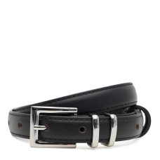 Женский кожаный ремень Borsa Leather Cv1zk-151bl-black