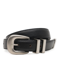 Женский кожаный ремень Borsa Leather Cv1zk-166bl-black