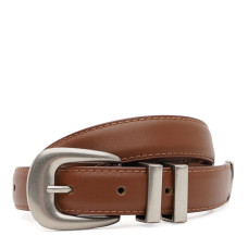 Женский кожаный ремень Borsa Leather Cv1zk-166br-brown