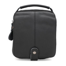 Мужская кожаная сумка Borsa Leather K14081bl-black