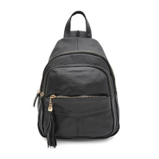 Женский кожаный рюкзак Keizer k11028D-black