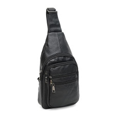 Мужской кожаный рюкзак Keizer K1086bl-black