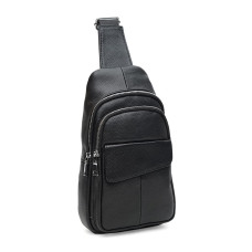 Мужской кожаный рюкзак Keizer K13316bl-black