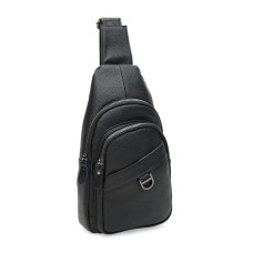 Мужской кожаный рюкзак Keizer K14039bl-black