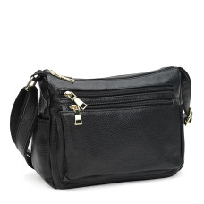 Женская кожаная сумка Keizer K16008bl-black