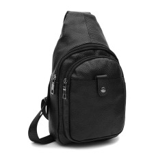 Мужской кожаный рюкзак Keizer K1084bl-black