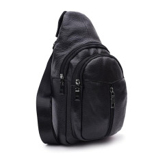 Мужской кожаный рюкзак Keizer K1085bl-black
