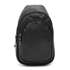 Мужской кожаный рюкзак Keizer K1087bl-black