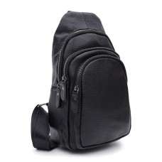 Мужской кожаный рюкзак Keizer K14036bl-black