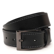 Чоловічий шкіряний ремінь Borsa Leather V1115FX10-black