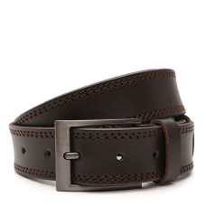 Чоловічий шкіряний ремінь Borsa Leather V1115FX12-brown