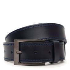 Чоловічий шкіряний ремінь Borsa Leather V1115FX13-navy