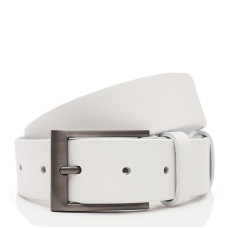 Чоловічий шкіряний ремінь Borsa Leather V1115FX14-white