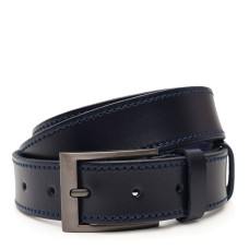 Чоловічий шкіряний ремінь Borsa Leather V1125FX13-navy