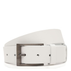 Чоловічий шкіряний ремінь Borsa Leather V1125FX14-white