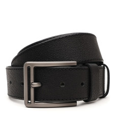 Чоловічий шкіряний ремінь Borsa Leather V1115DPL03-black