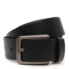 Чоловічий шкіряний ремінь Borsa Leather V1115FX15-black