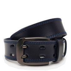 Чоловічий шкіряний ремінь Borsa Leather V1115FX23-navy