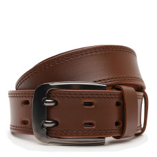 Чоловічий шкіряний ремінь Borsa Leather V1115FX24-brown