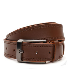 Чоловічий шкіряний ремінь Borsa Leather V1115FX47-brown