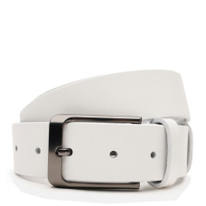 Чоловічий шкіряний ремінь Borsa Leather V1115FX49-white