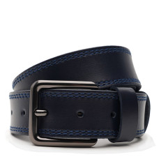 Чоловічий шкіряний ремінь Borsa Leather V1115FX50-navy