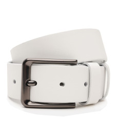 Чоловічий шкіряний ремінь Borsa Leather V1115FX54-white
