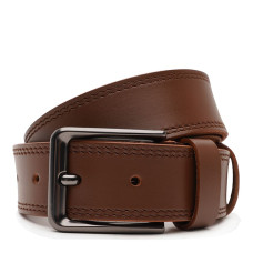 Чоловічий шкіряний ремінь Borsa Leather V1115FX55-brown