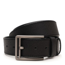 Чоловічий шкіряний ремінь Borsa Leather V1125DPL03-black