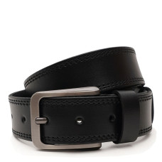 Чоловічий шкіряний ремінь Borsa Leather V1125FX16-black