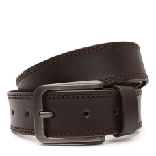 Чоловічий шкіряний ремінь Borsa Leather V1125FX18-brown