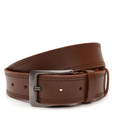 Чоловічий шкіряний ремінь Borsa Leather V1125FX41-brown