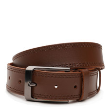 Чоловічий шкіряний ремінь Borsa Leather V1125FX47-brown